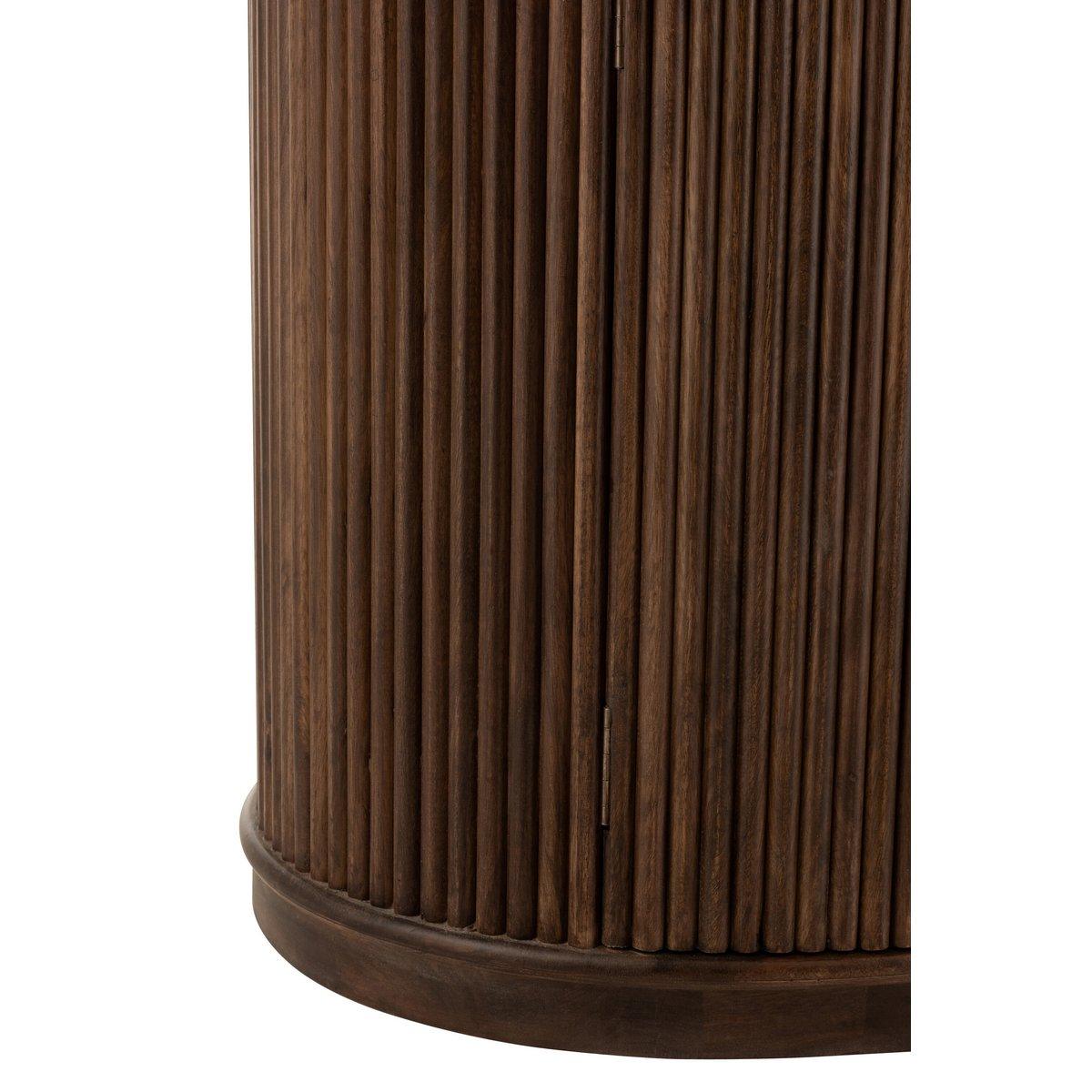 J-Line Schrank Reyi Mangoholz Dunkelbraun