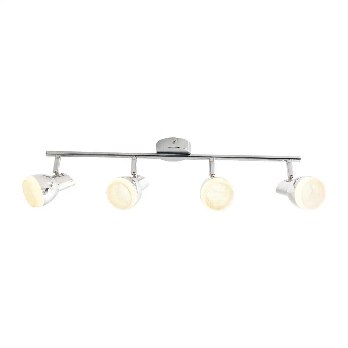 4er LED-Wand- u. Deckenschiene "Chromey"