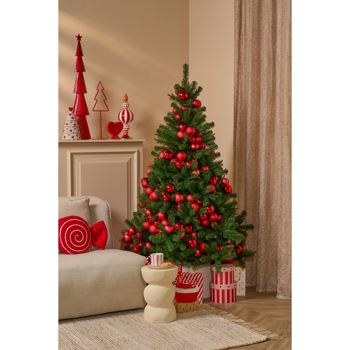 Künstlicher Weihnachtsbaum – H155 x Ø102 cm – Grün