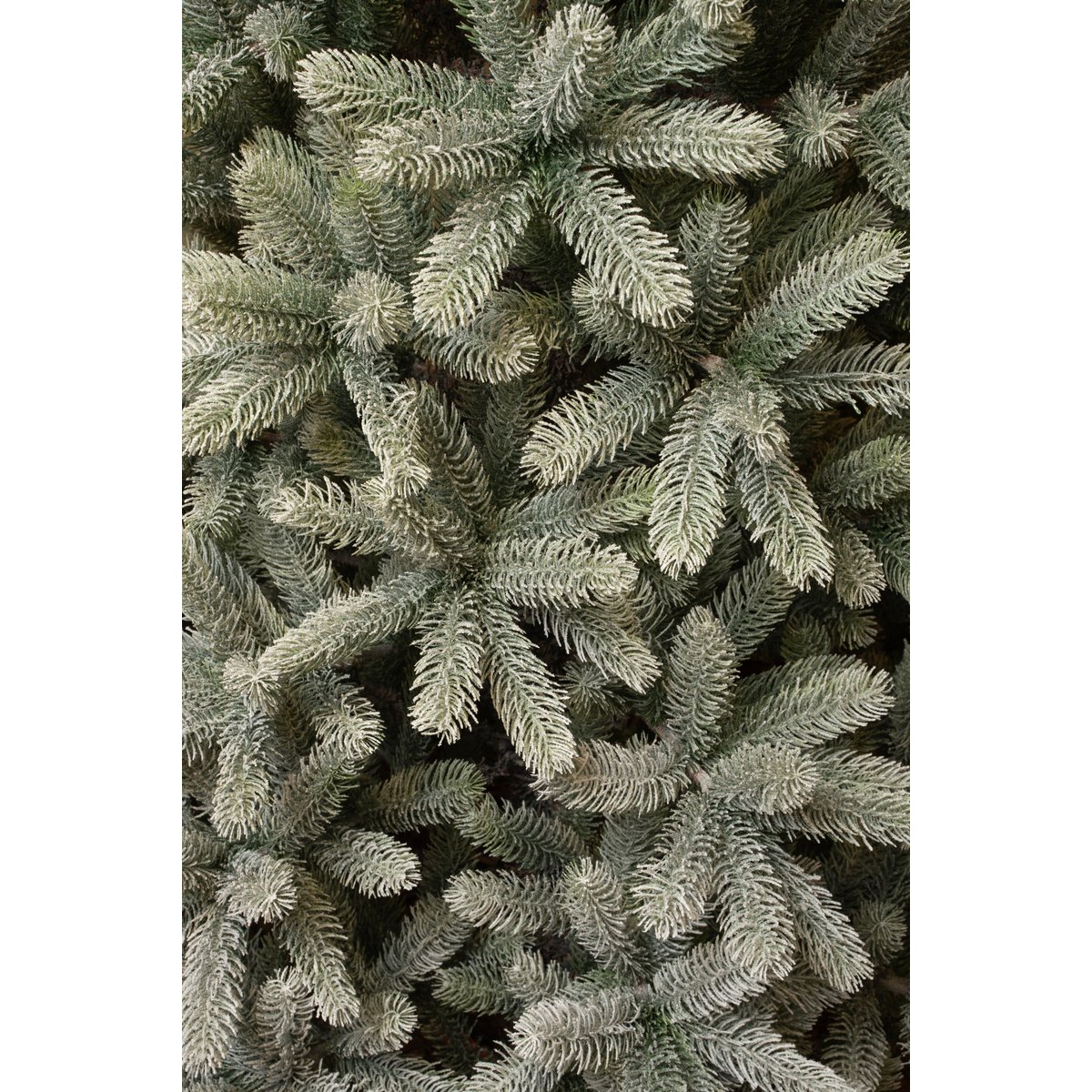 Künstlicher Weihnachtsbaum – H120 x Ø79 cm – Grün gefrostet