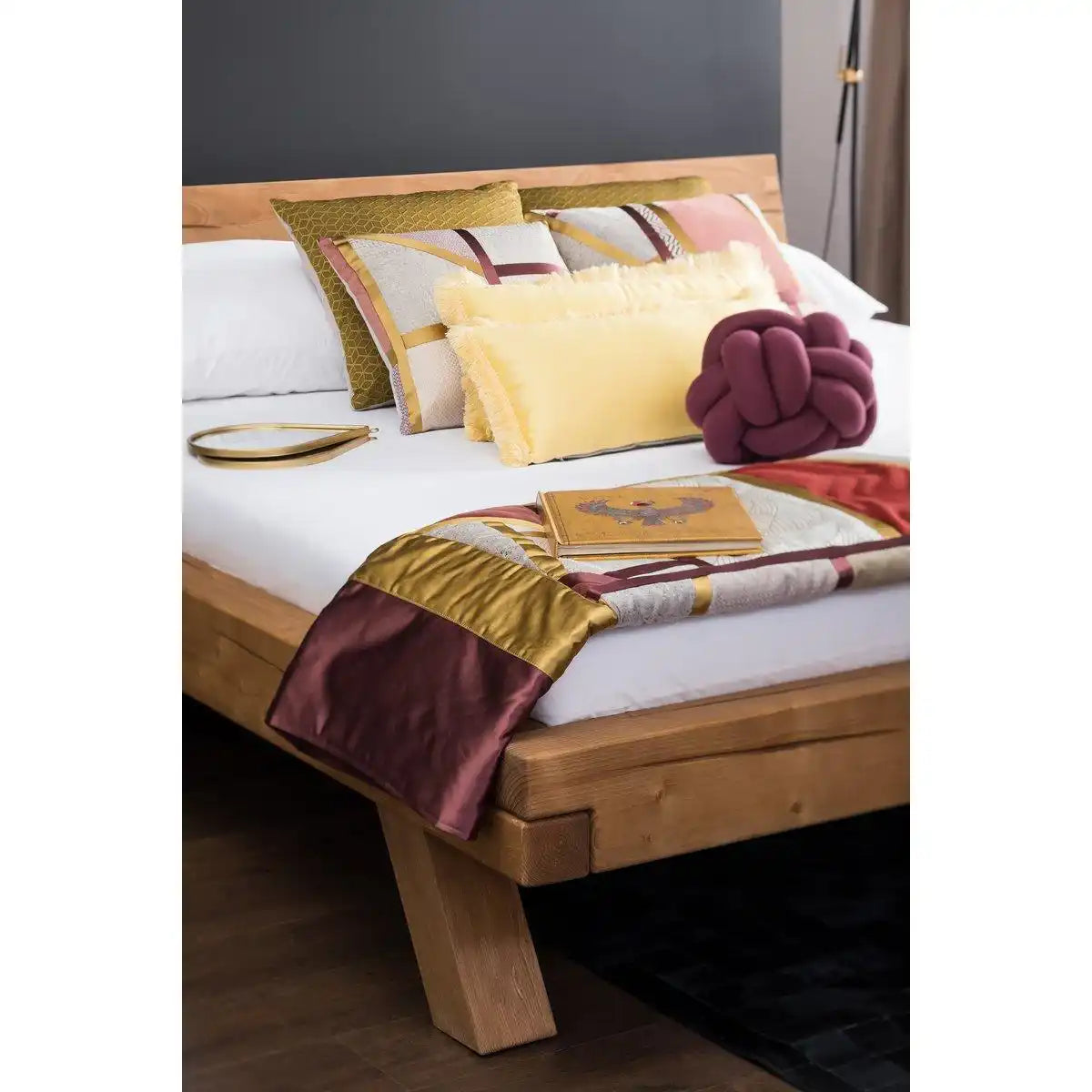 Balkenbett 140 x 200 cm - HomeDesign Knaus