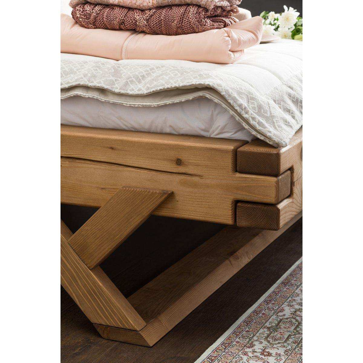 Balkenbett 140 x 200 cm - HomeDesign Knaus