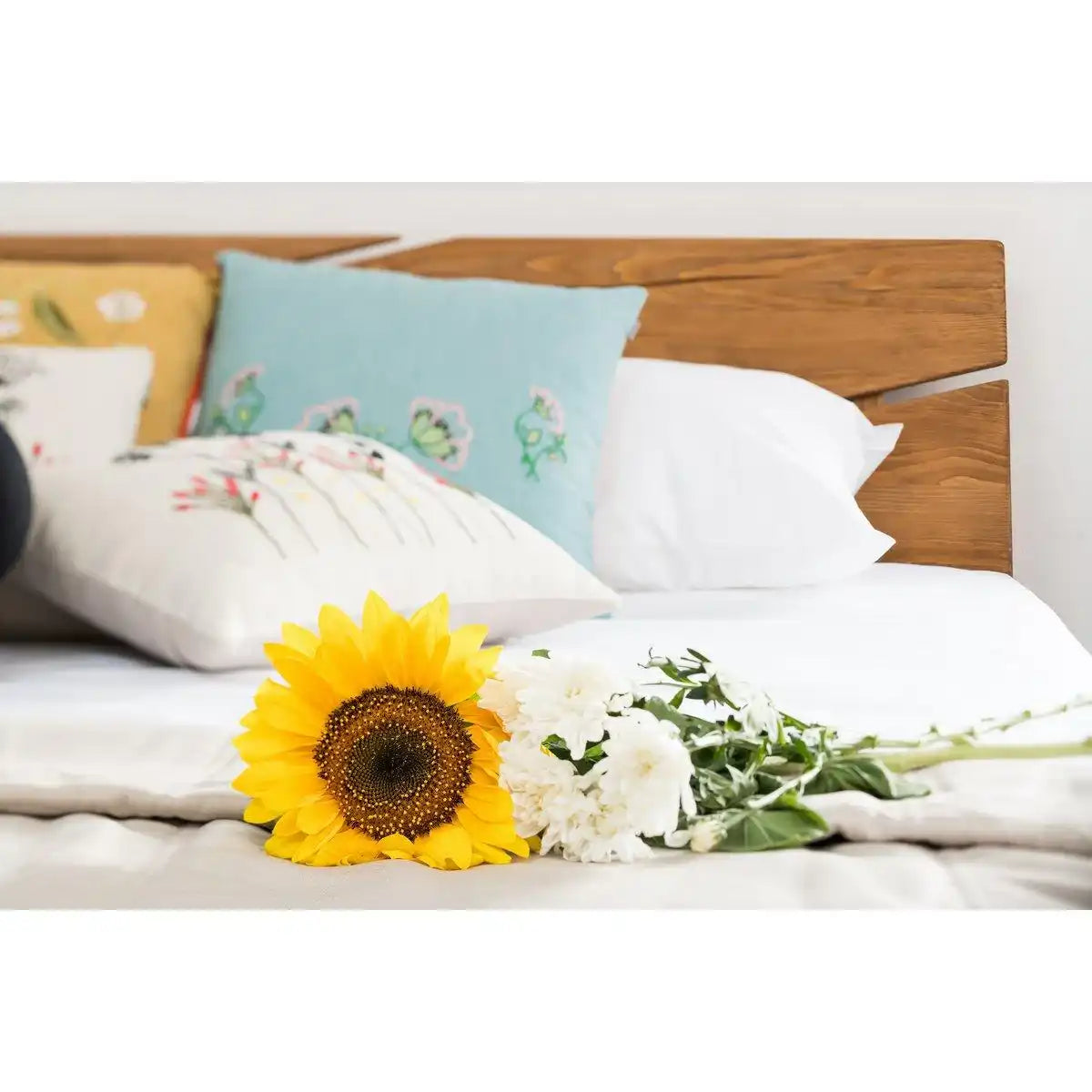 Balkenbett 160 x 200 cm - HomeDesign Knaus