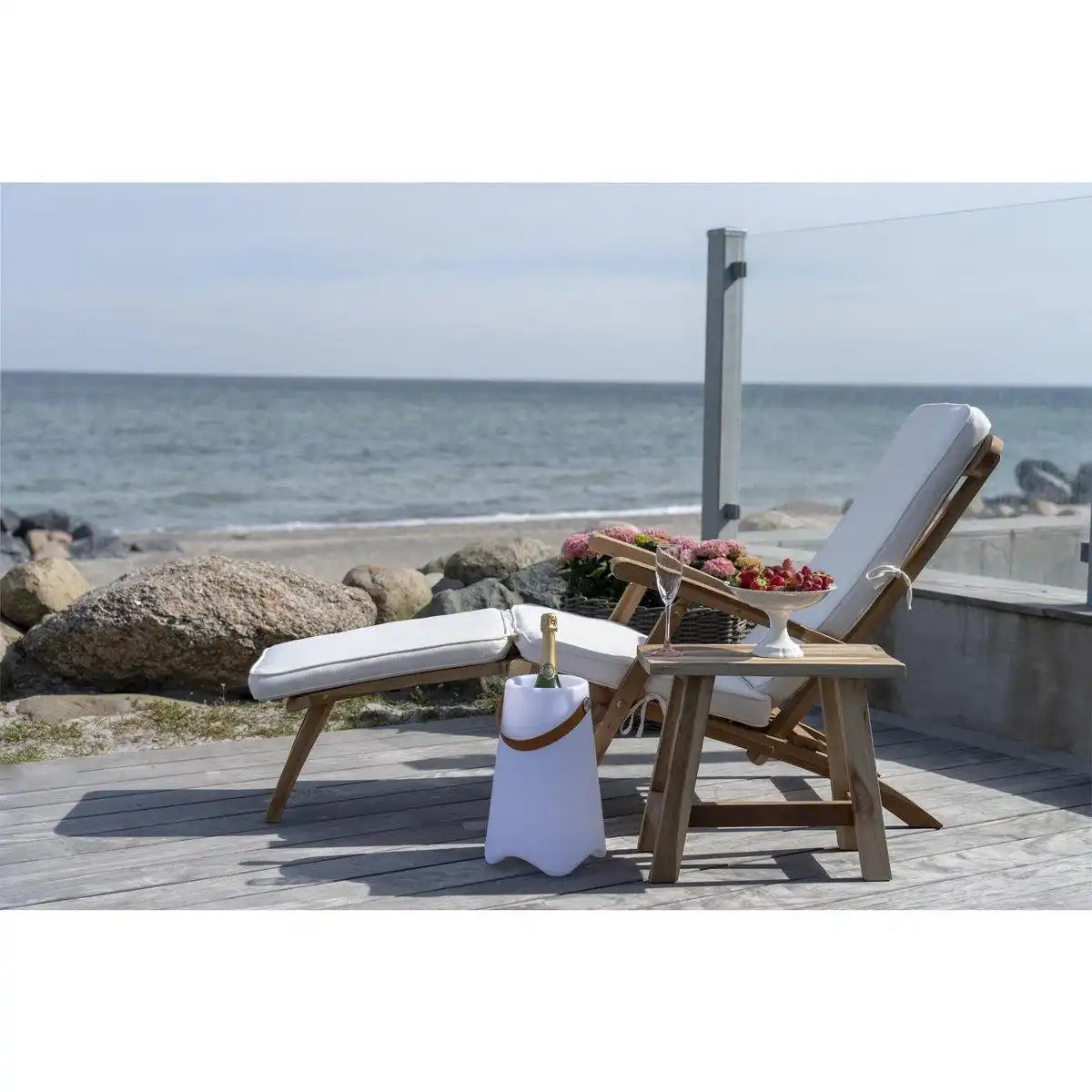 Barcelona Bank – Natur, Teak, 50 x 25 x 45 cm - HomeDesign Knaus