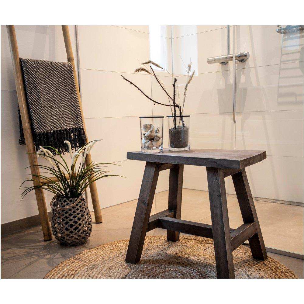 Barcelona Bank – Natur, Teak, 50 x 25 x 45 cm - HomeDesign Knaus