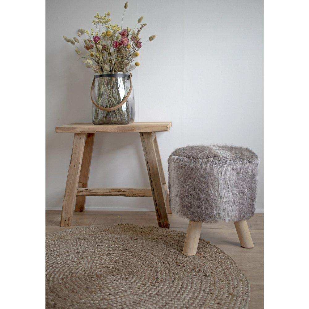 Barcelona Bank – Natur, Teak, 50 x 25 x 45 cm - HomeDesign Knaus