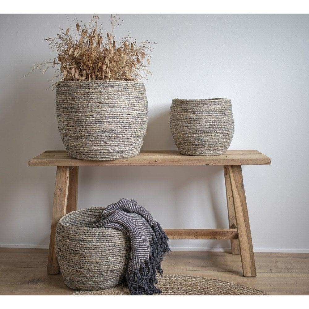 Barcelona Bank – Natürliches Teakholz, 90 x 25 x 45 cm - HomeDesign Knaus