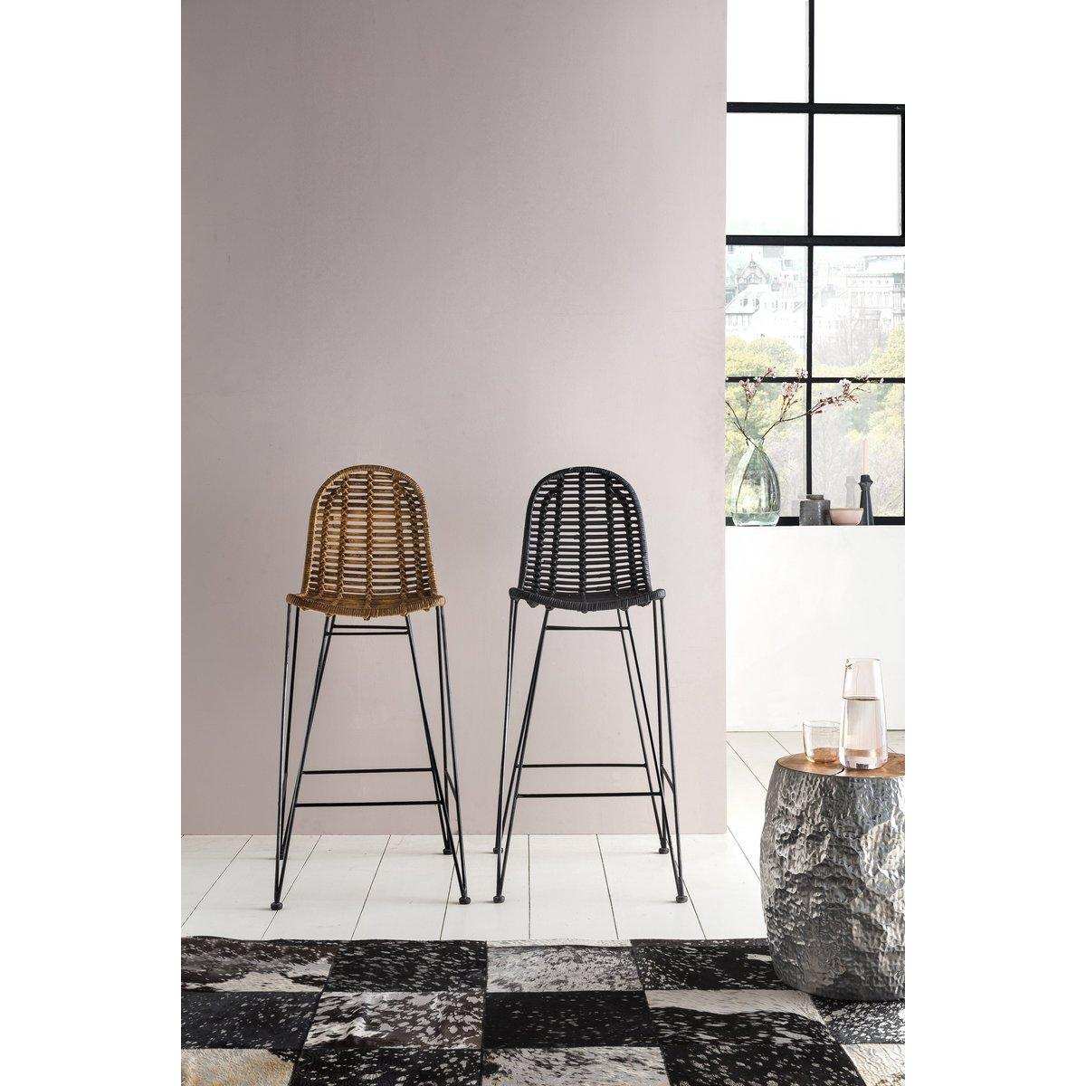 Barhocker schwarz - HomeDesign Knaus