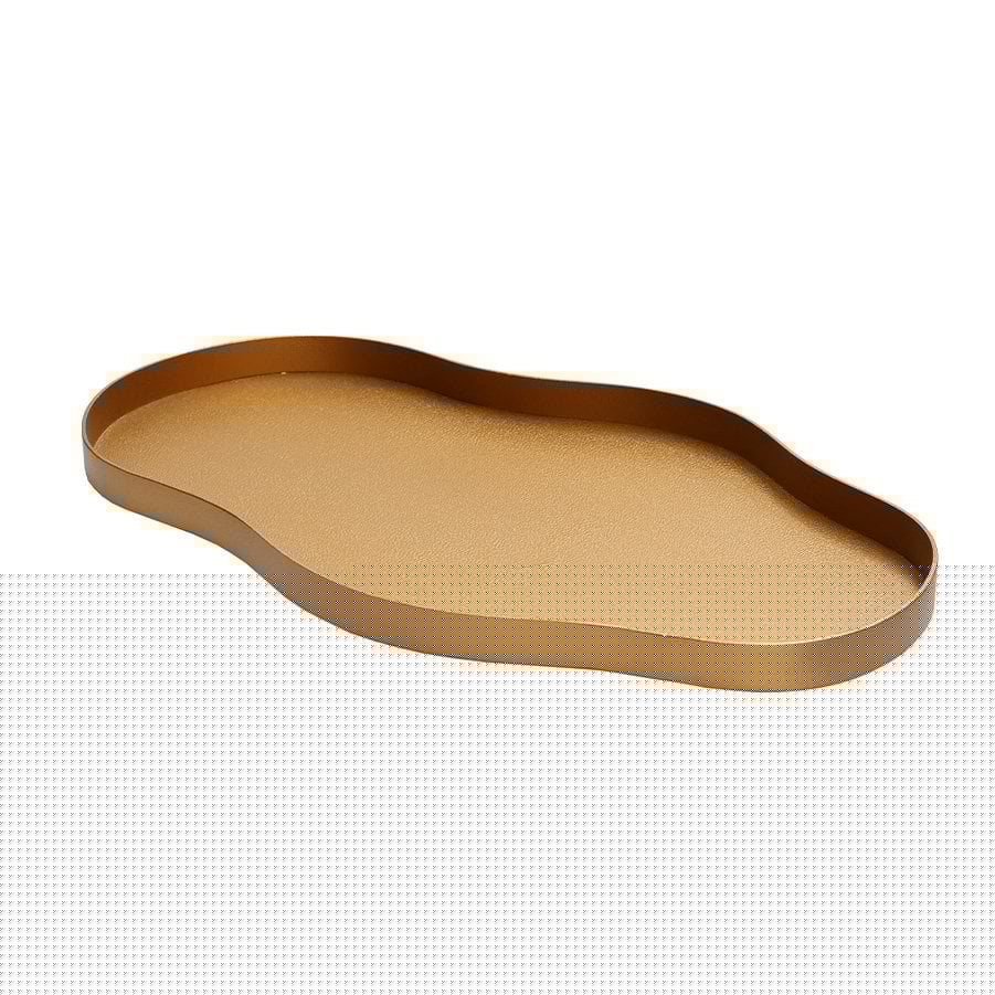 Baru Metall Tablett Dekoration Gold - HomeDesign Knaus