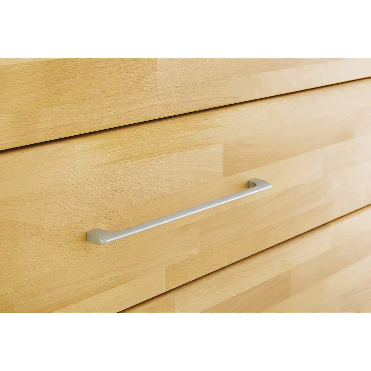Baumschule 'Natura' extra breit
3-teilig: Kinderbett, extra breite Wickelkommode, 2-türiger Kleiderschrank - HomeDesign Knaus