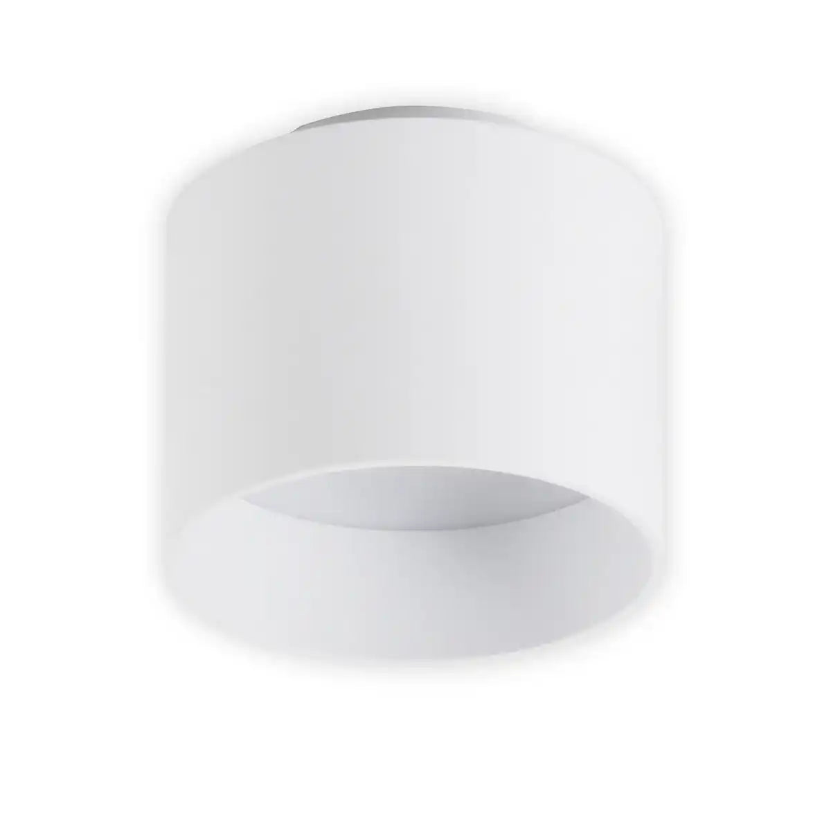 LED Spot "TRIOS" Ø 10 cm weiß, aus Metall und Kunststoff mit integrierten LEDs