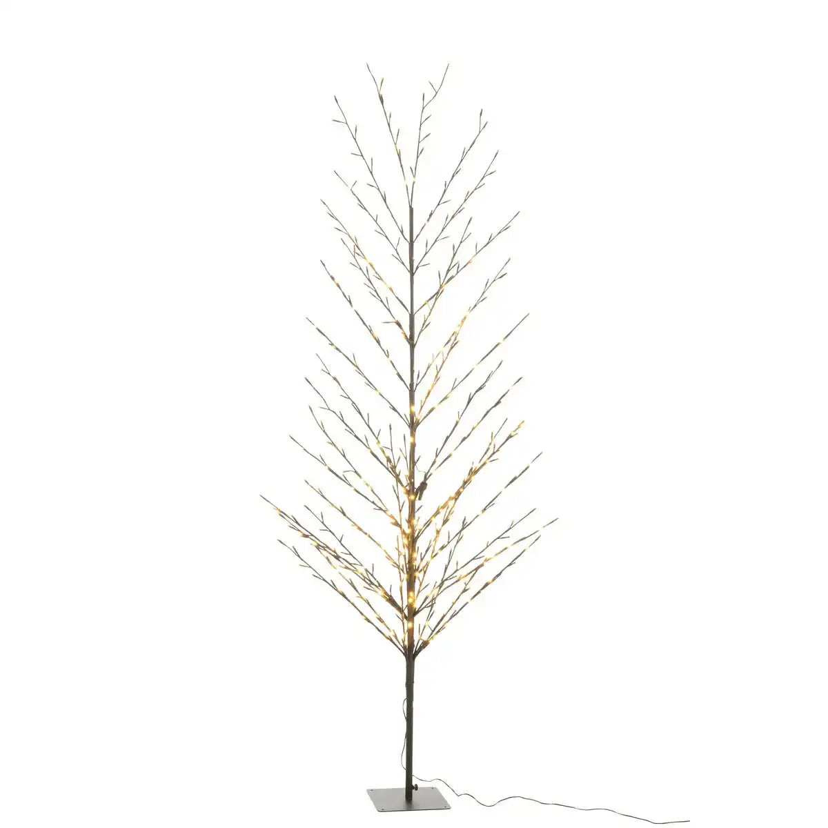 J-Line Weihnachtsbaum Bare+ LED Metall Schwarz