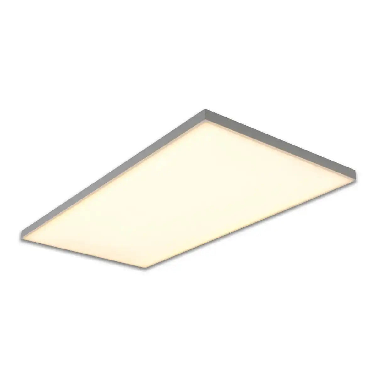 LED Panel-Deckenleuchte "CARENTE" Länge 59,5 cm, rahmenlos, viele Funktionen, aus Metall und Kunststoff, weiß, integrierte LEDs