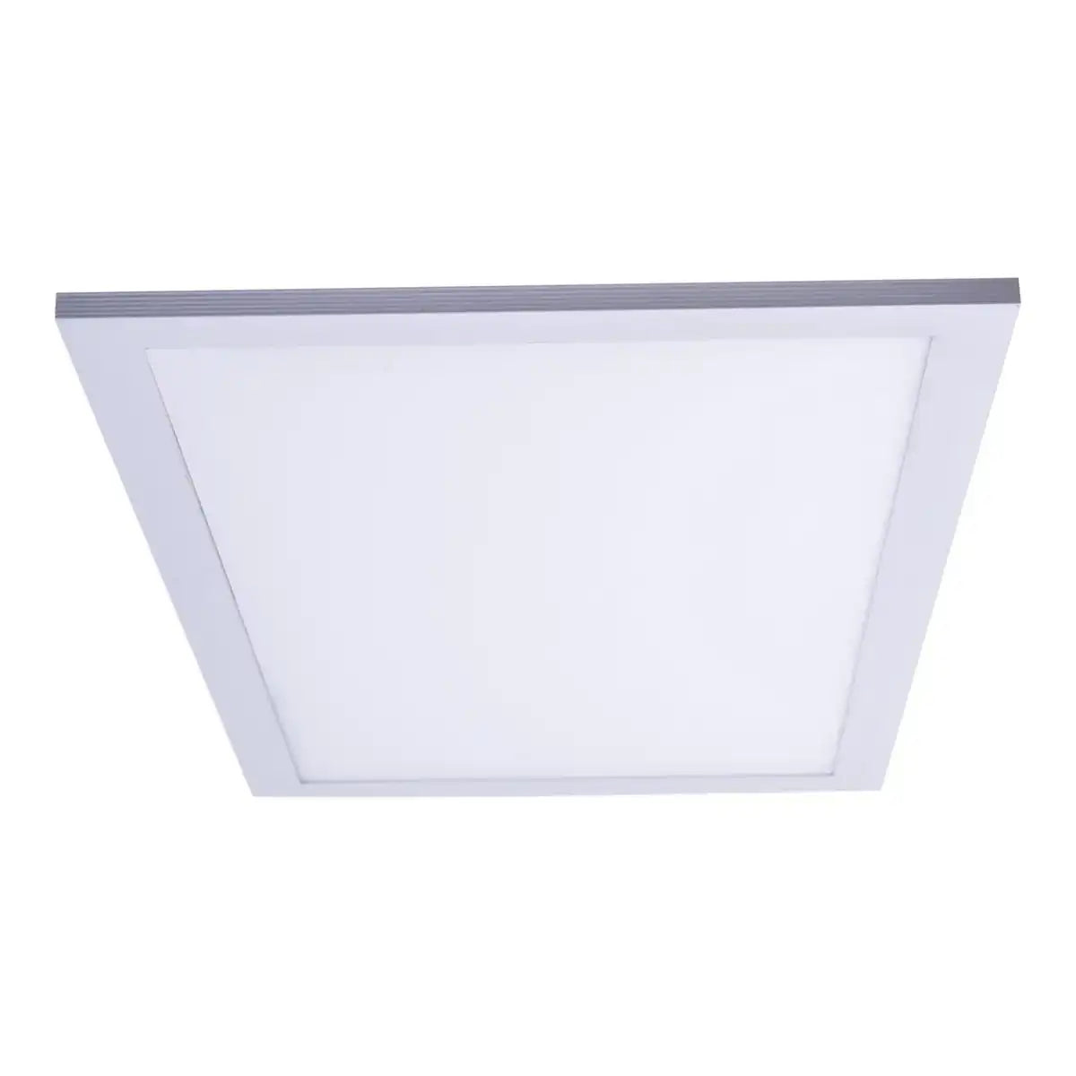 LED Aufbaupanel "NICOLA", Aufbauleuchte aus Metall und Kunststoff mit fest verbauten LEDs in neutralweiß, Panel für Innenräume 29,5 x59,5 cm