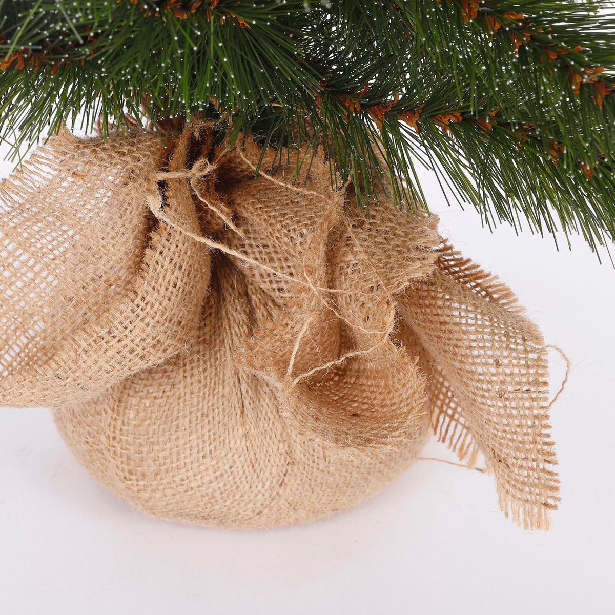 Künstlicher Weihnachtsbaum aus Jute – H60 x Ø46 cm – Grün
