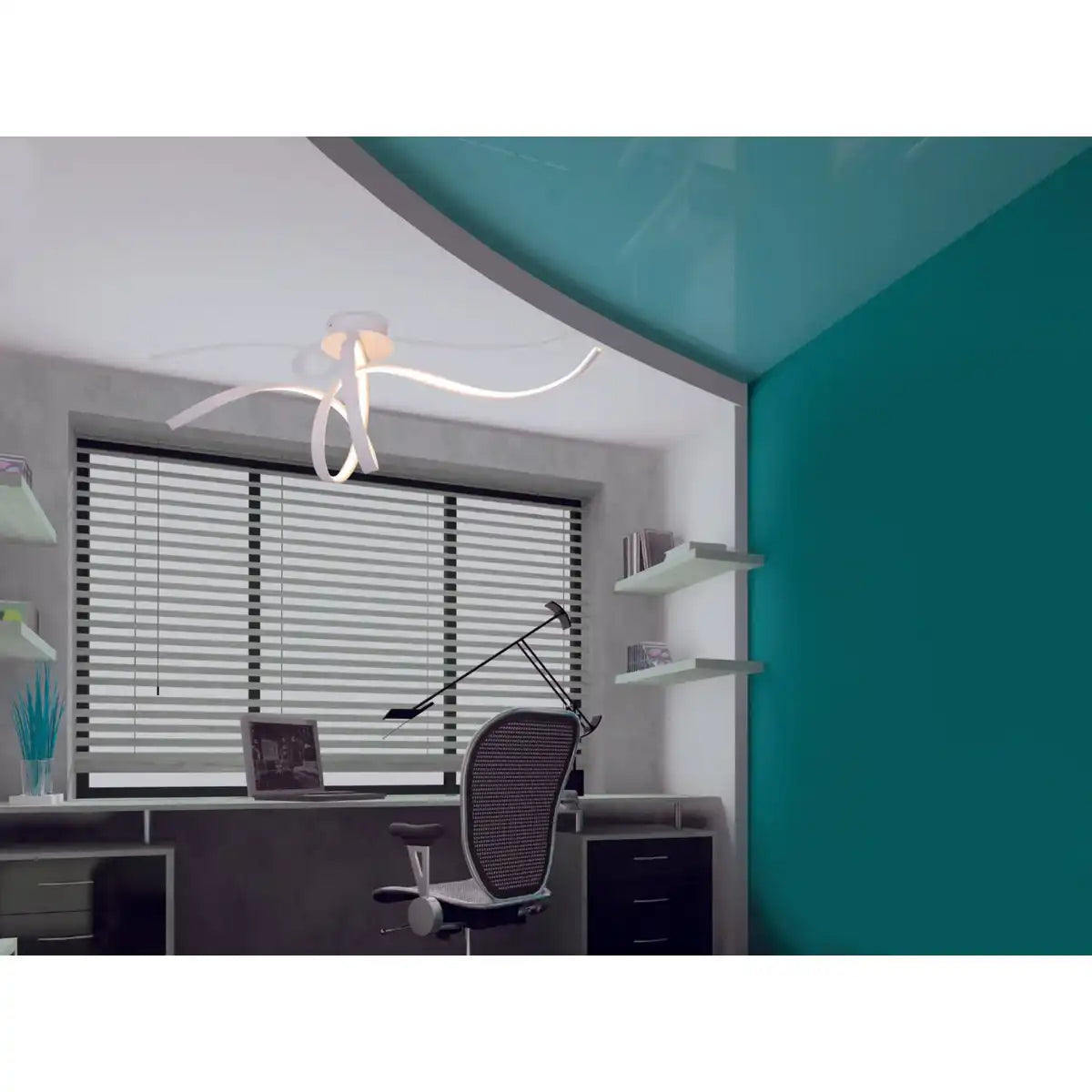 LED Deckenleuchte l: 120cm weiß "ODRIVE"