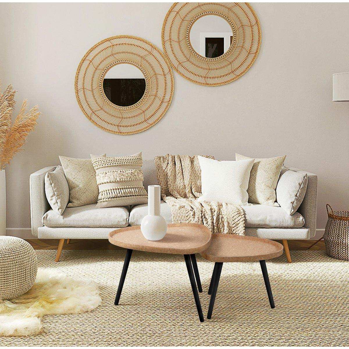 Beistelltisch, 2er Set - HomeDesign Knaus