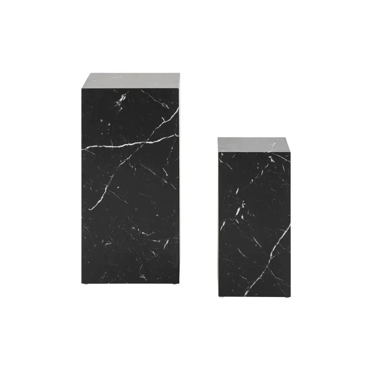 Beistelltisch 2er Set Schwarz - HomeDesign Knaus