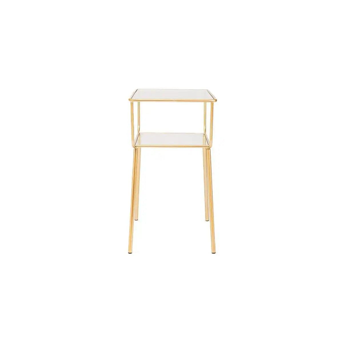 Beistelltisch / Nachttisch - Gold - 50x35x60cm - HomeDesign Knaus