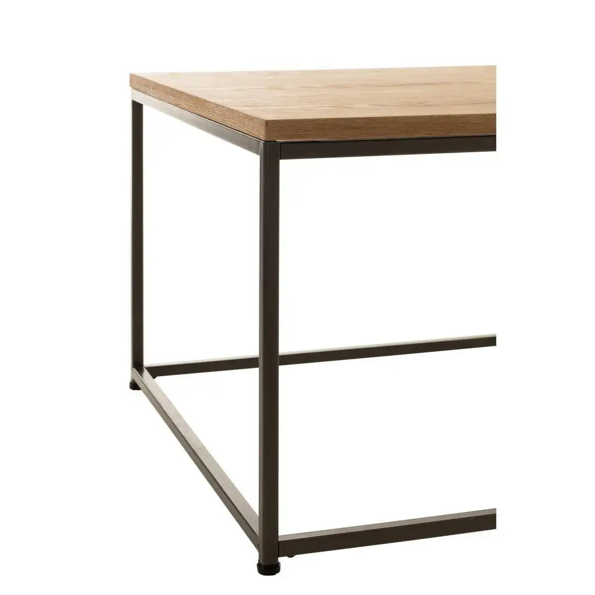 Beistelltisch Quadratisch Holz/Metall Natu 60 cm - HomeDesign Knaus