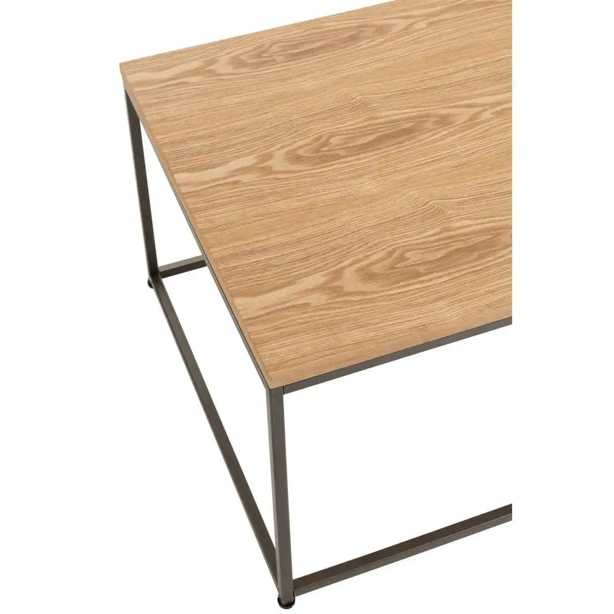 Beistelltisch Quadratisch Holz/Metall Natu 60 cm - HomeDesign Knaus