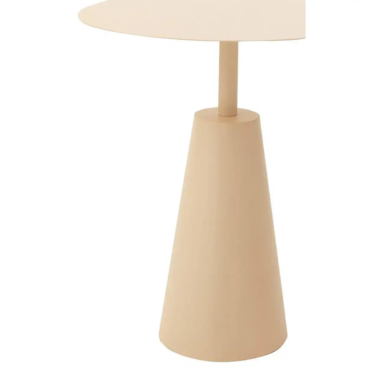 Beistelltisch Rund – Eisen – Beige – 2er-Set - HomeDesign Knaus