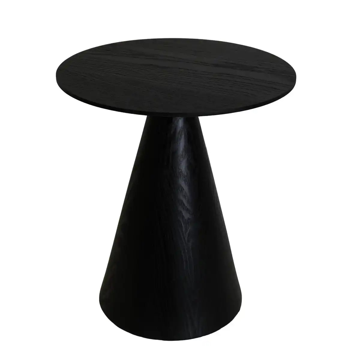 Beistelltisch -Rund- MDF - Schwarz - 40x40x44cm - HomeDesign Knaus