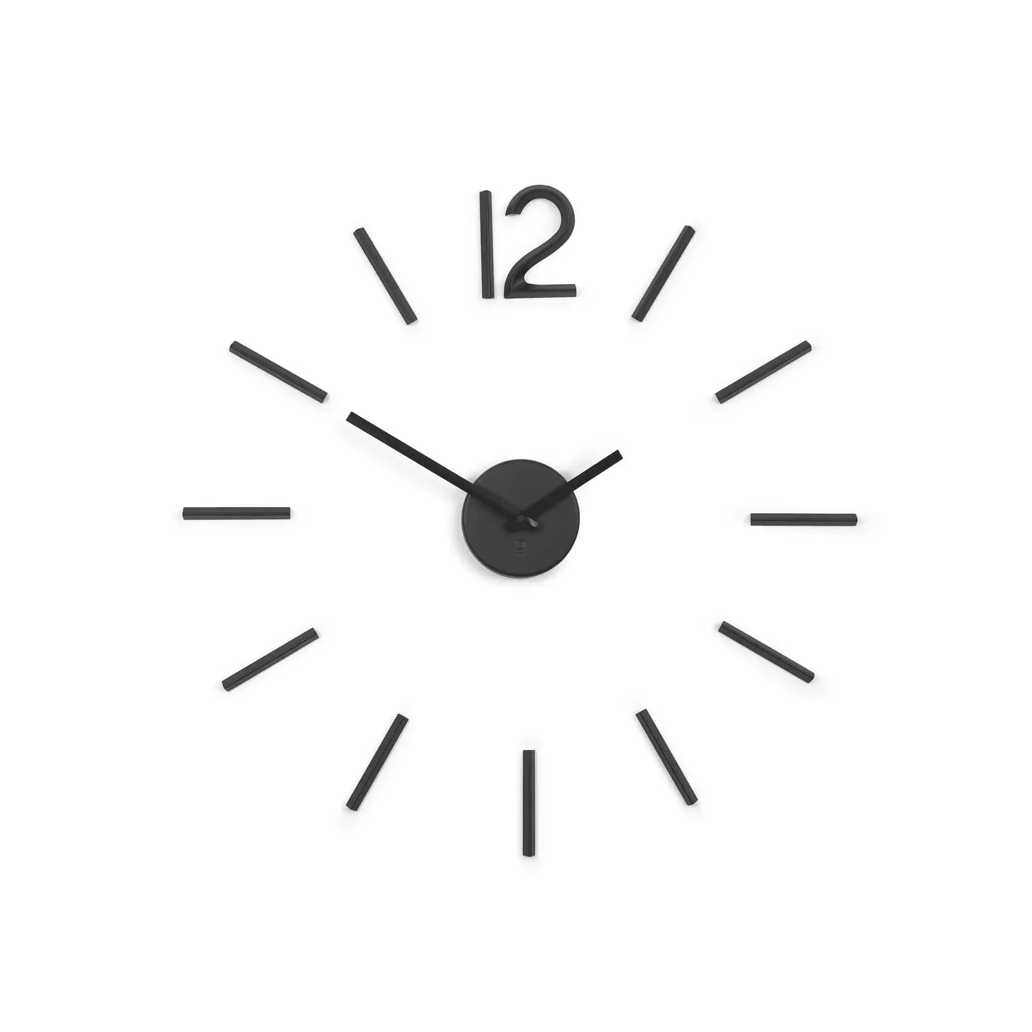 Blink-Wanduhr Quarzuhrwerk Metall mit variablem Durchmesser 100 cm - HomeDesign Knaus