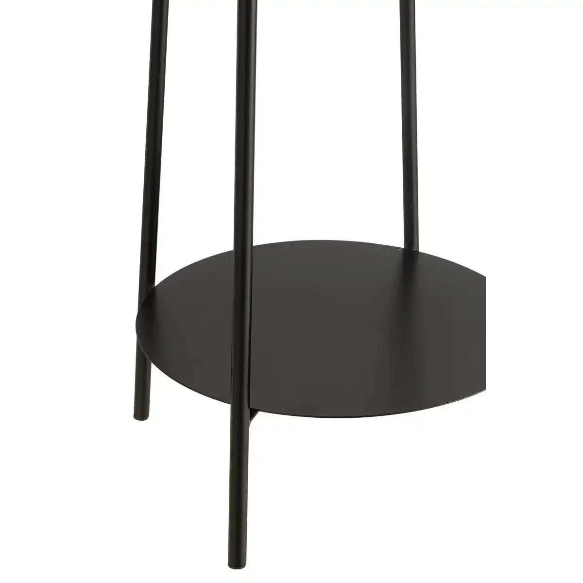 Blumenständer Zwei Metall Schwarz 70 cm - HomeDesign Knaus
