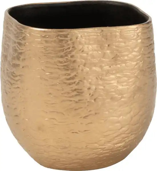 Blumentopf Audrey Ceramic Gold Handgefertigt - HomeDesign Knaus