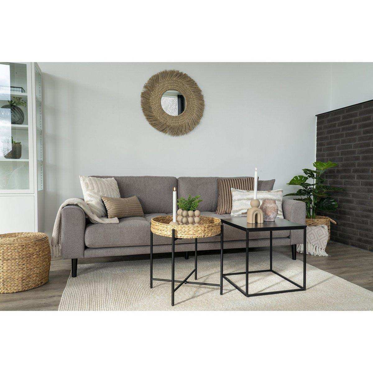 Blumentopf - Blumentopf aus Keramik, braun, 13,5x13,5x13 cm - HomeDesign Knaus