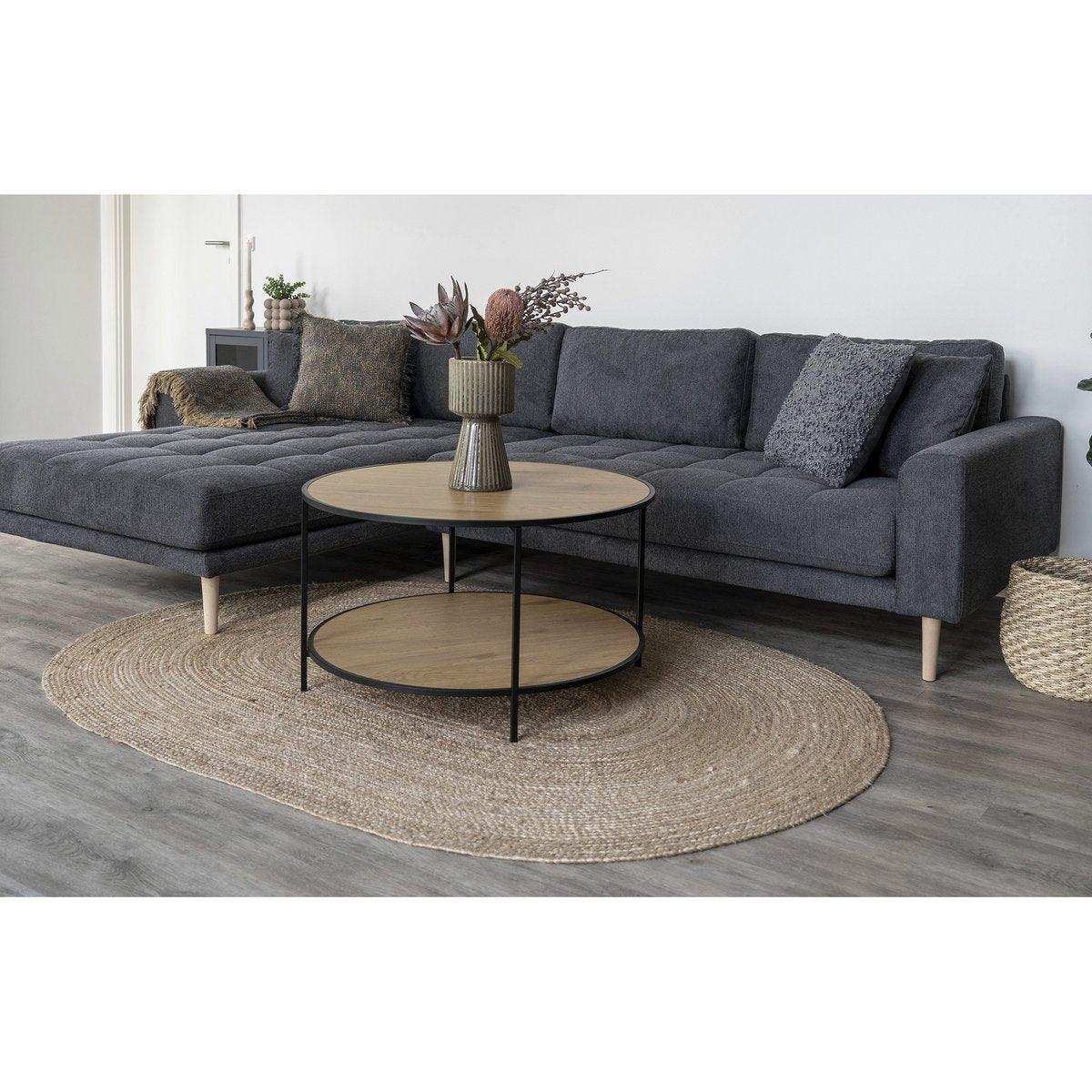 Bombay Rug - Teppich aus geflochtener Jute, natur, oval, 140x200 cm - HomeDesign Knaus