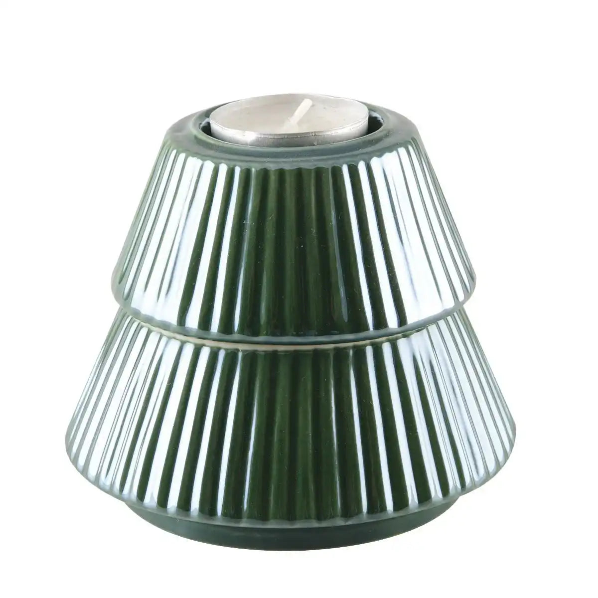 BONBONIER UND KERZENHALTER Tanne HÖHE 10CM - HomeDesign Knaus