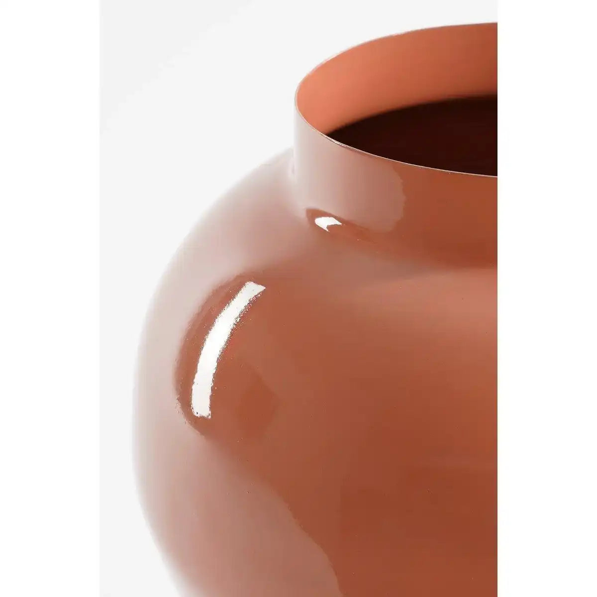 Boyd Vase Vase „Boyd“ aus Metall in Terra - HomeDesign Knaus