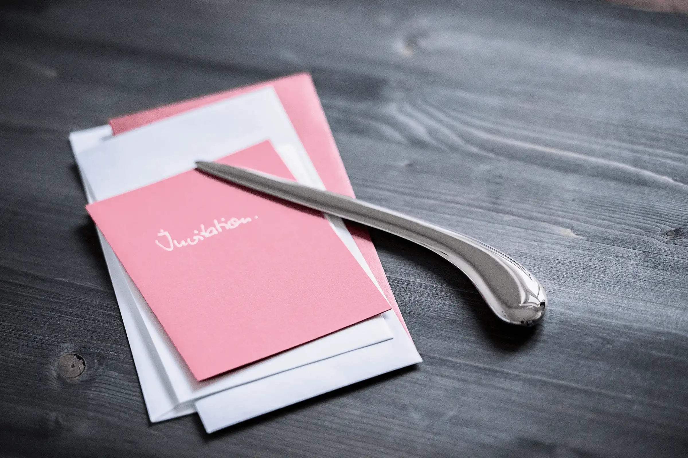 Brieföffner Nickel hochglanzpoliert Zeitlos Designer Unikat - HomeDesign Knaus