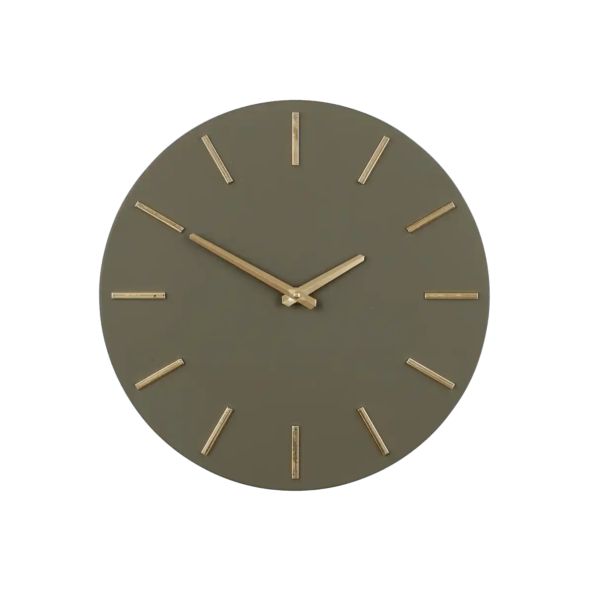 Brixen Wanduhr - Ø36 cm - Dunkelgrün - HomeDesign Knaus