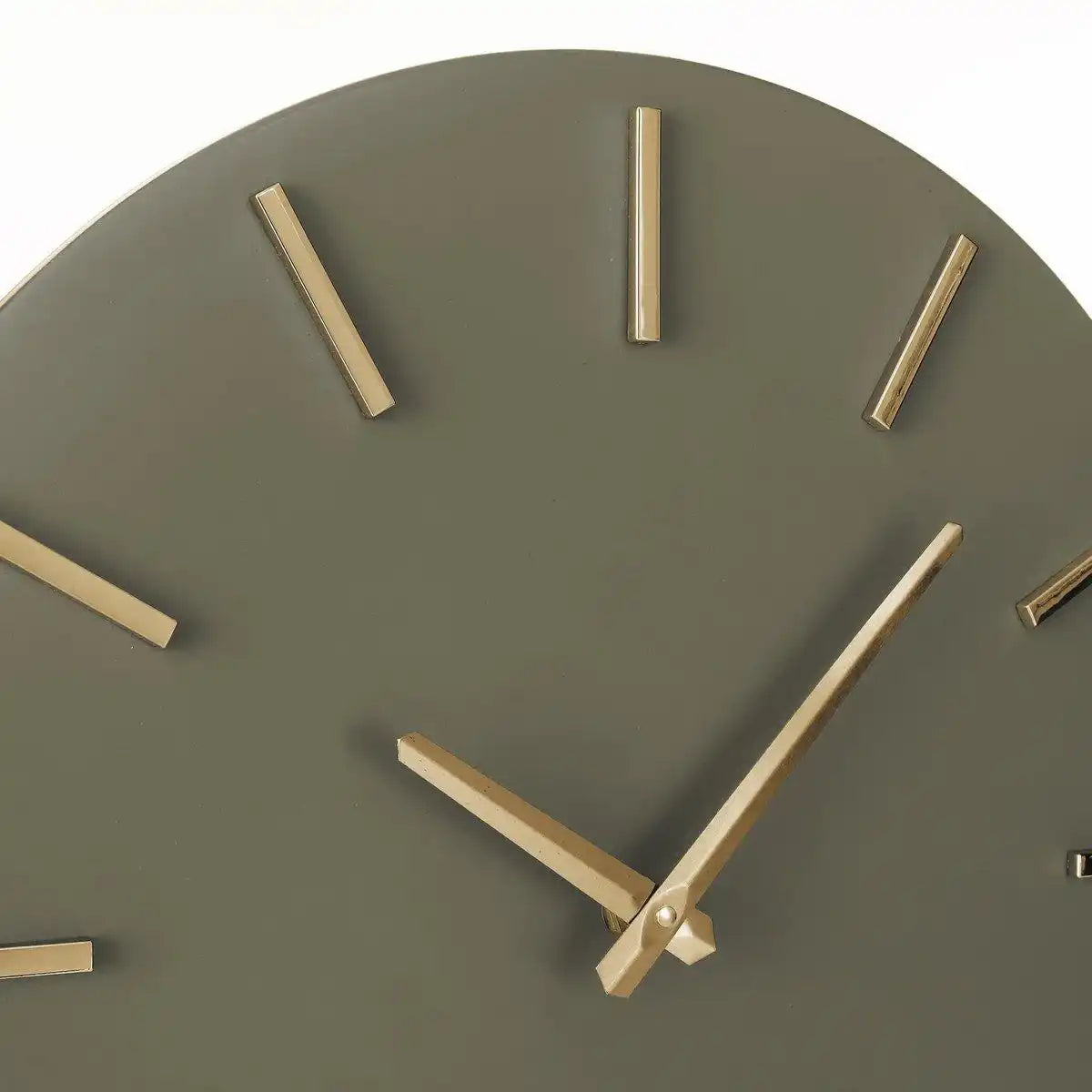 Brixen Wanduhr - Ø36 cm - Dunkelgrün - HomeDesign Knaus