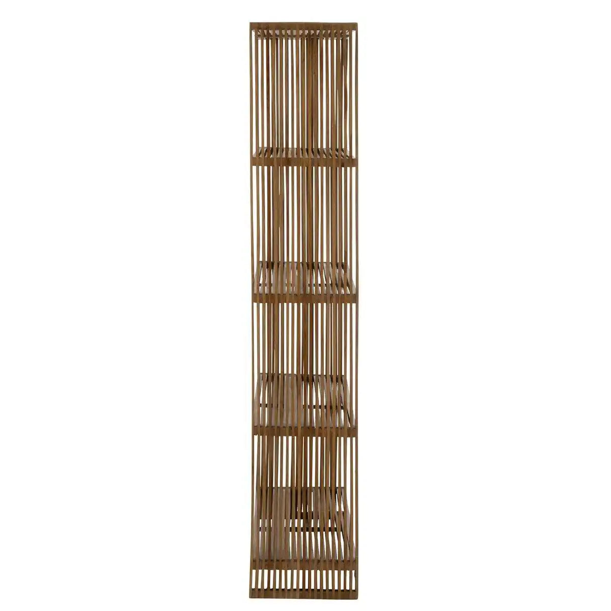Bücherregal mit 4 Regalen recyceltes Teakholz Natur - HomeDesign Knaus