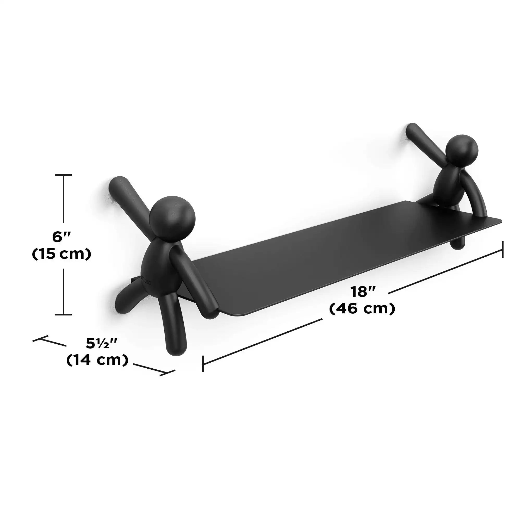 Buddy Schwebendes Wandregal Ablageregal 46 cm - HomeDesign Knaus