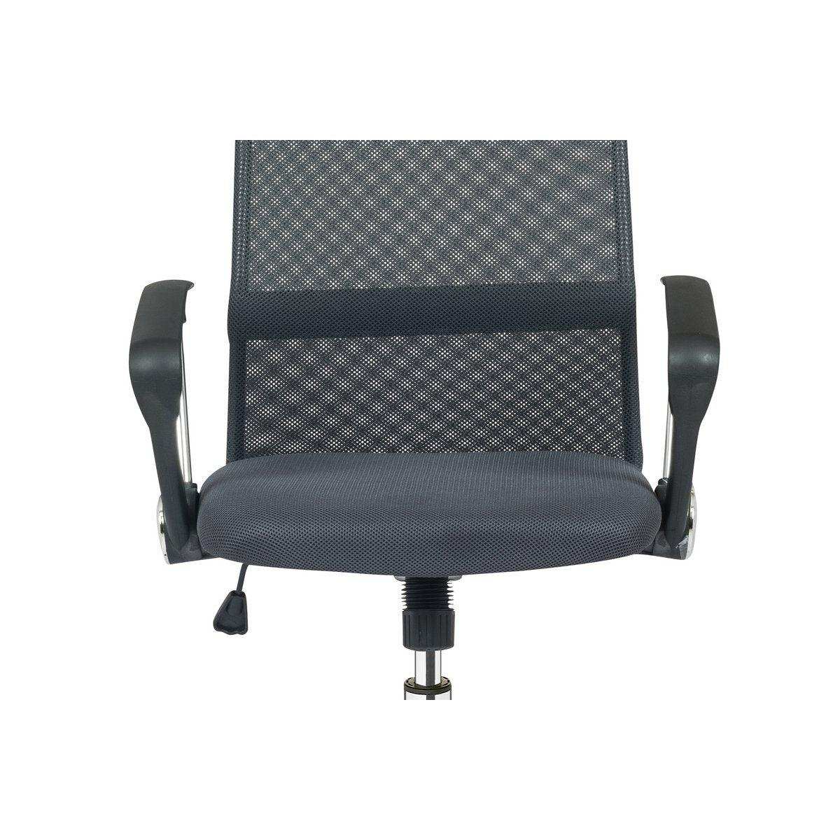 Bürostuhl Grau mit Mesh - HomeDesign Knaus