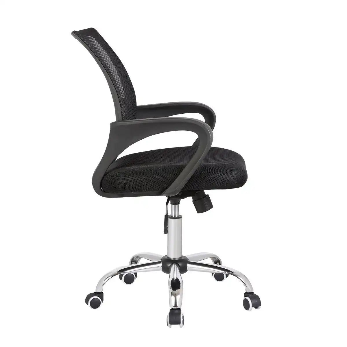Bürostuhl mit Netzbespannung, schwarz/grau - HomeDesign Knaus