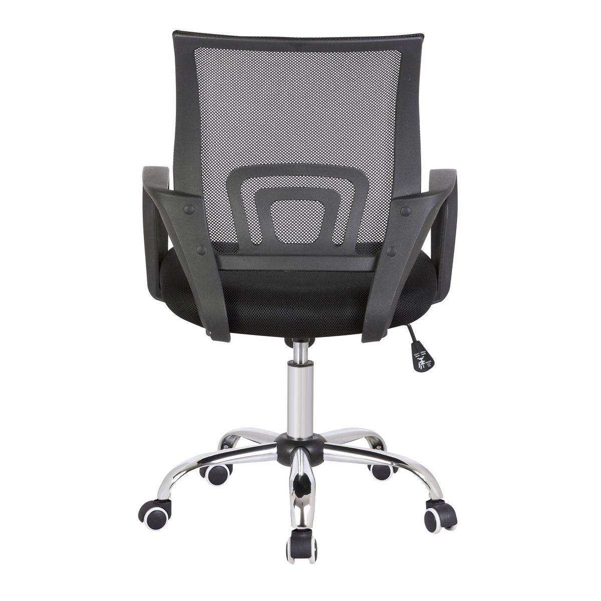 Bürostuhl mit Netzbespannung, schwarz/grau - HomeDesign Knaus