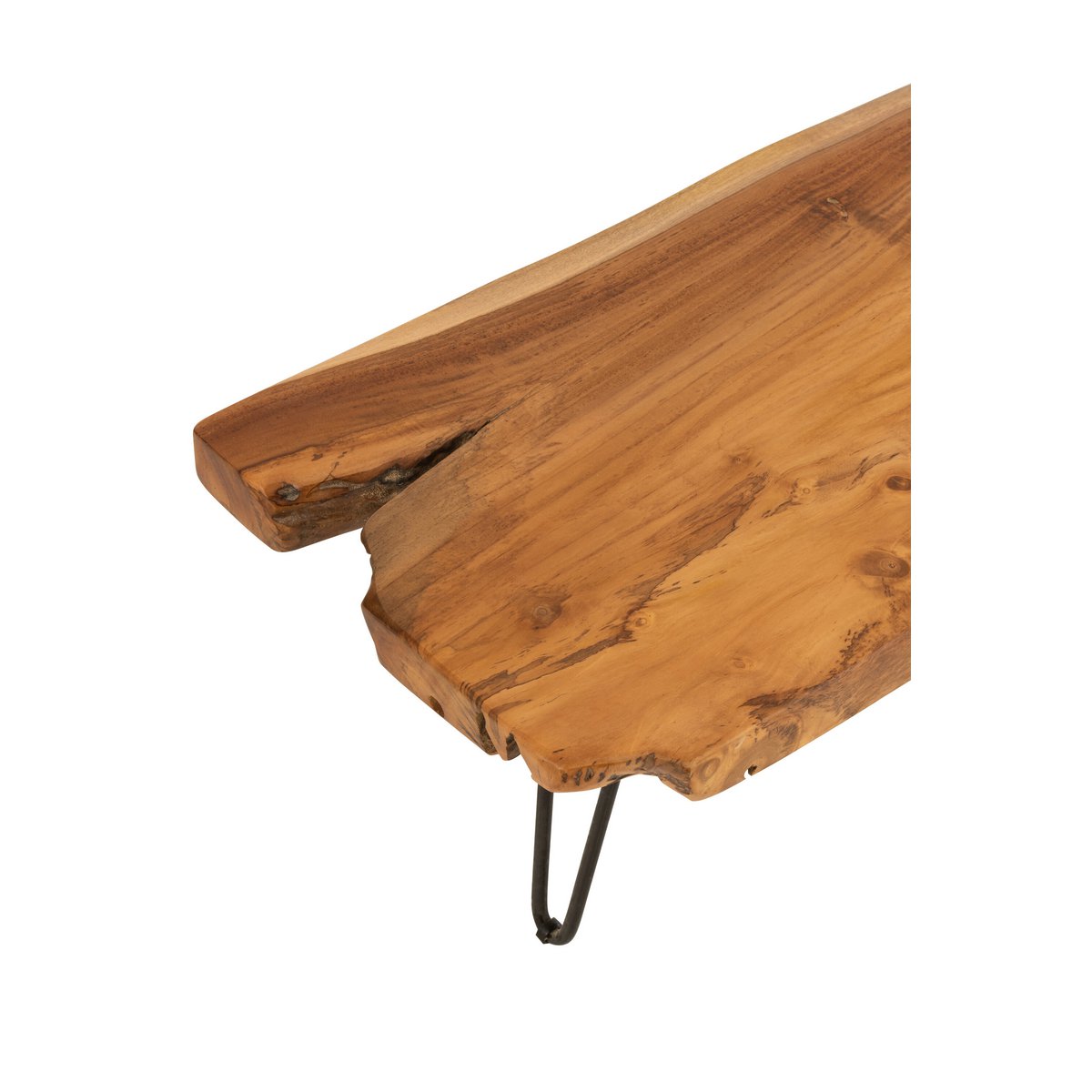 J-Line Beistelltisch unregelmäßig – Holz – braun