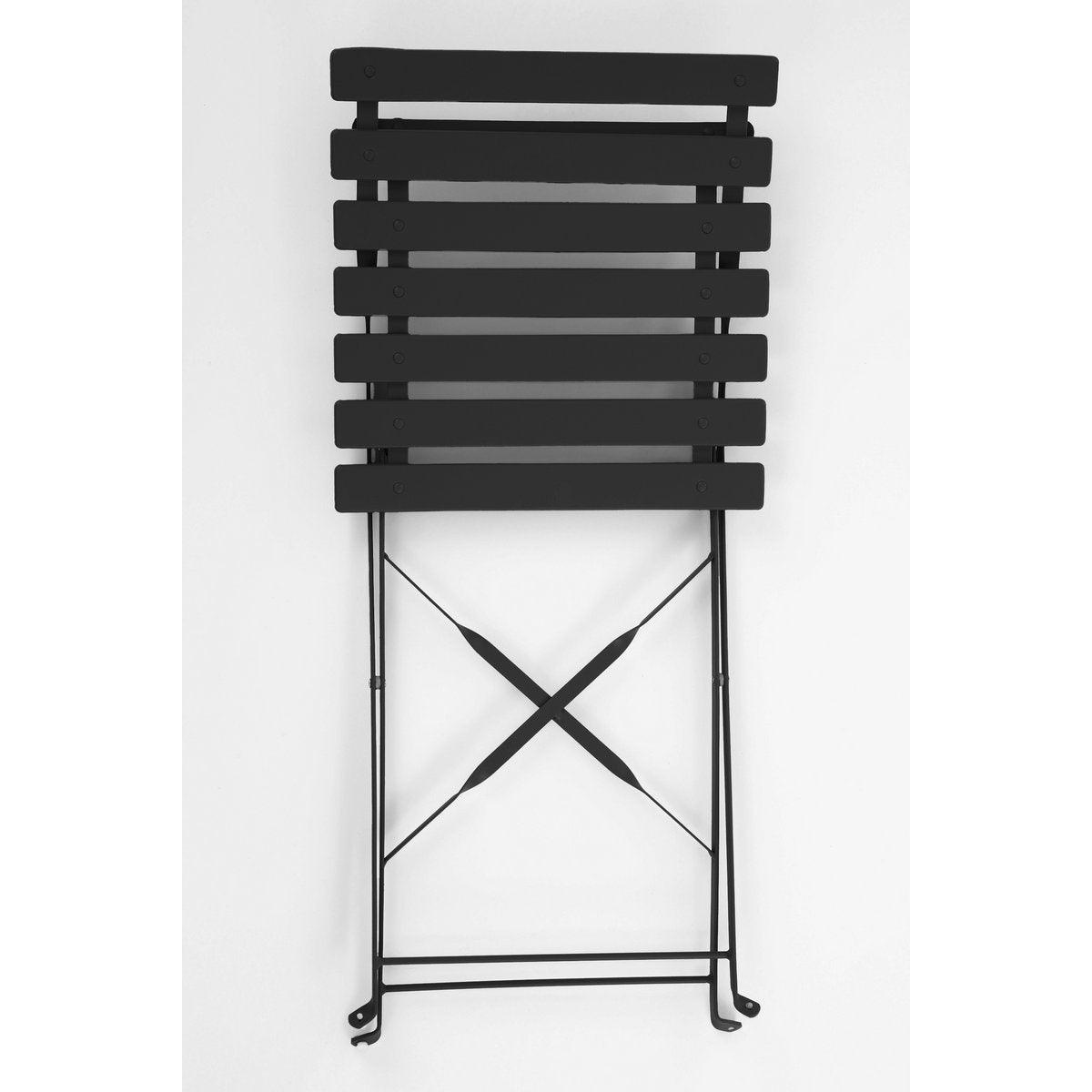 Laurence Bistro-Set - 3er-Set - Metall - Schwarz