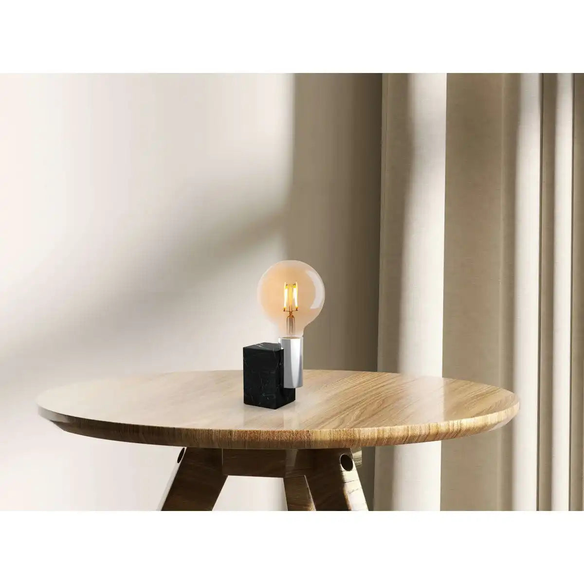 3er-Set LED Leuchtmittel E27-Fassung 4,1 Watt , aus Metall und Glas, warmweiß