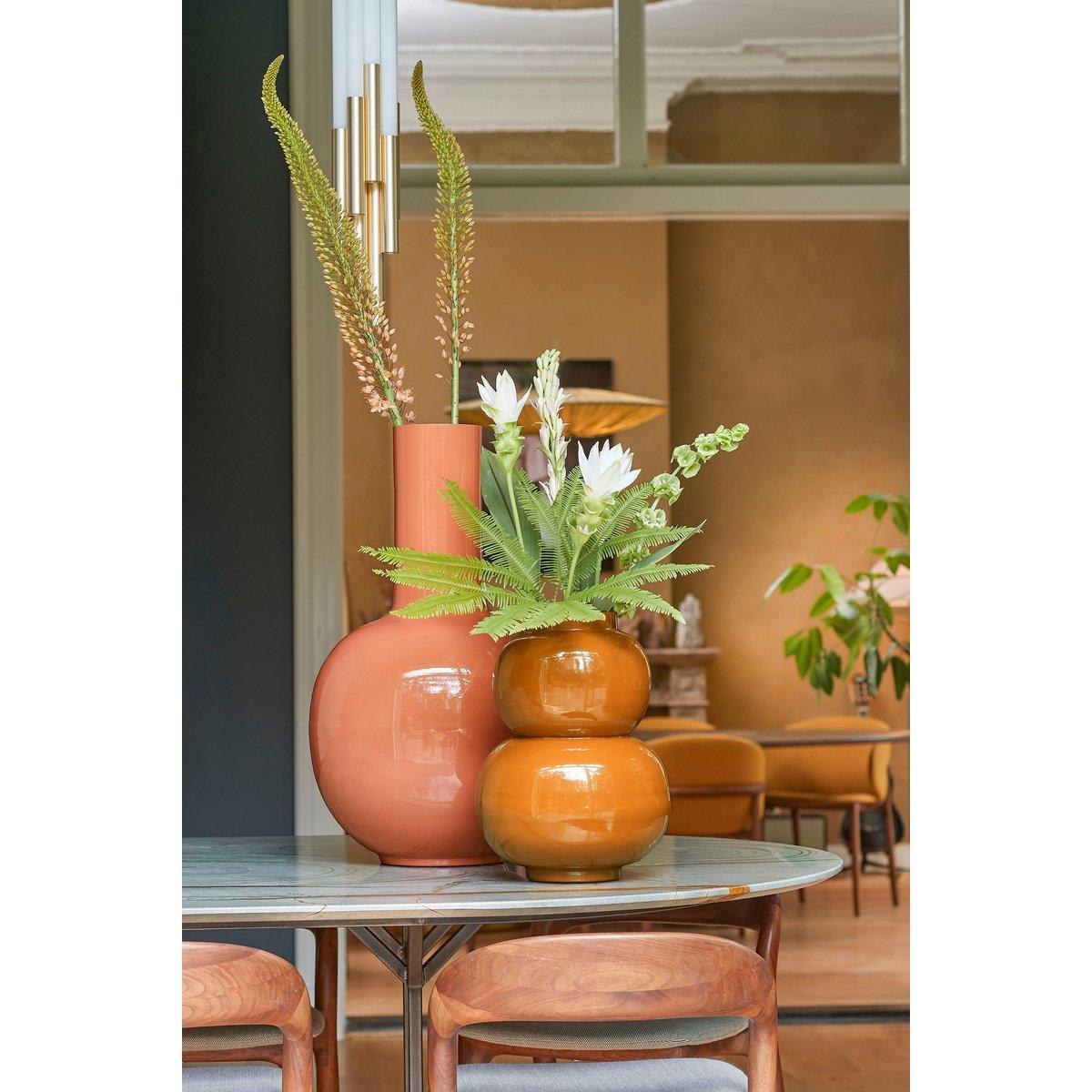 Boyd Vase – H37 x Ø26 cm – Metall – Braun