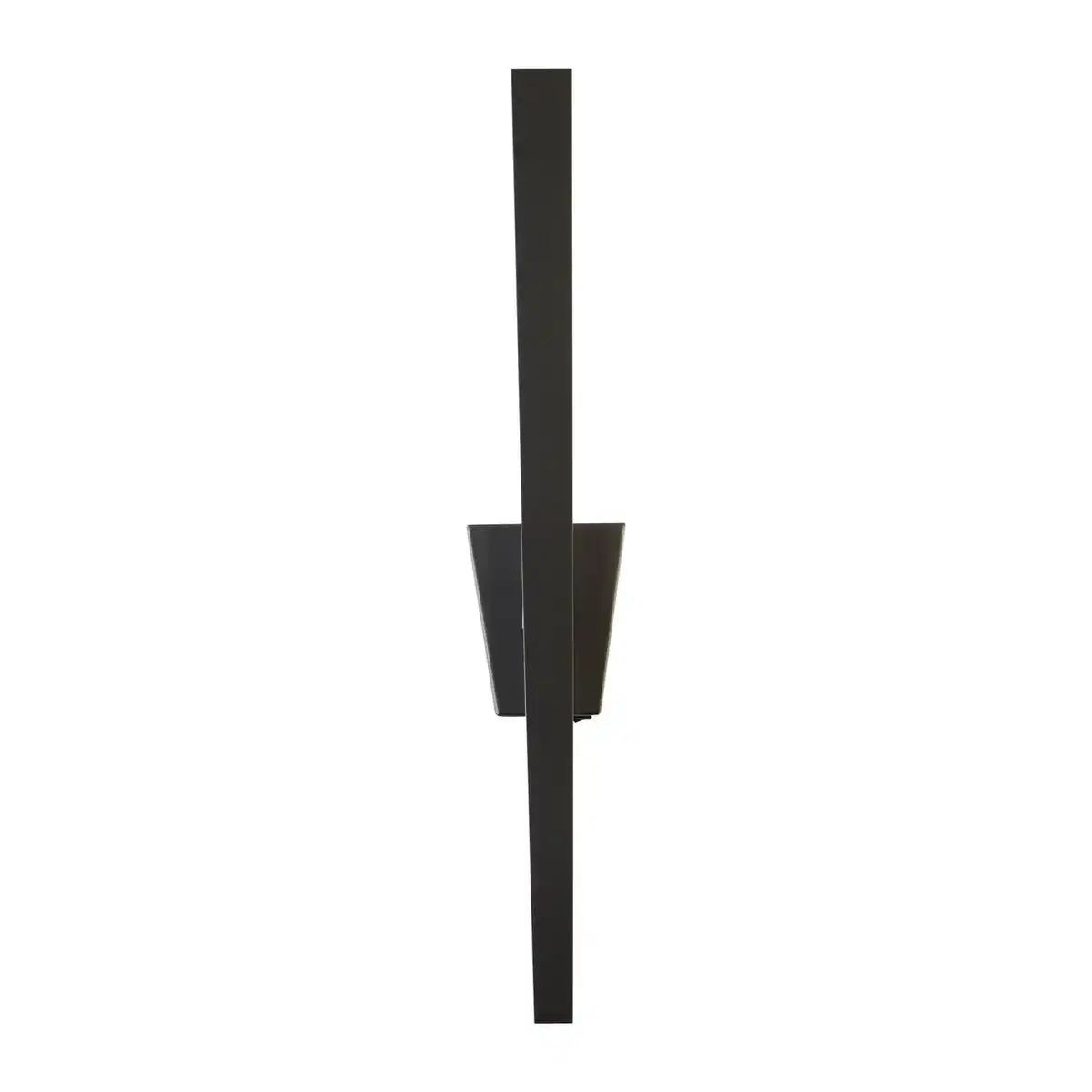 LED Wandleuchte "TREVOR" schwarz, Wandlampe Metall und Kunststoff in Schwarz,, mit fest verbauten LEDs, Wandbeleuchtung innen 62 x 10 x 4,5 cm