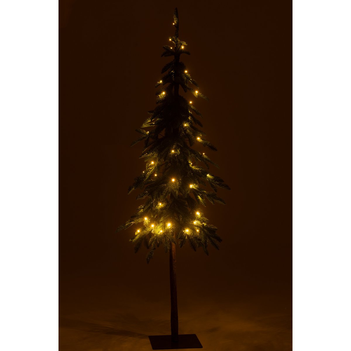J-Line Weihnachtsbaum+LED Kunststoff Grün Groß
