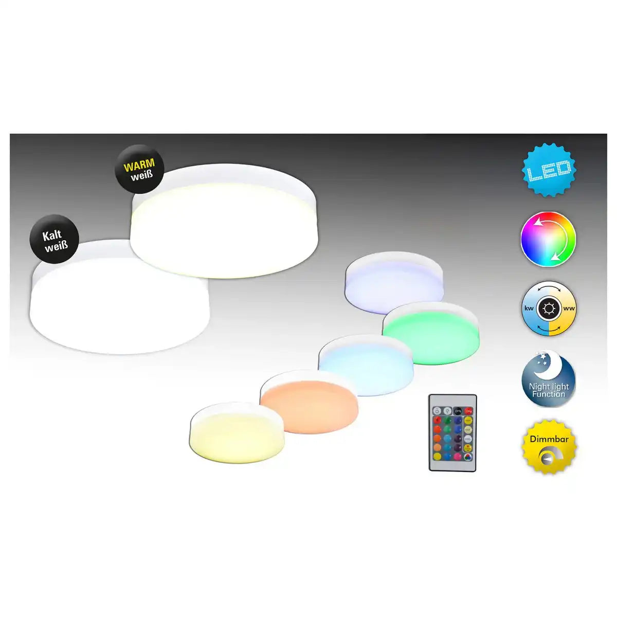 LED Deckenleuchte "COOL" d:25,5cm