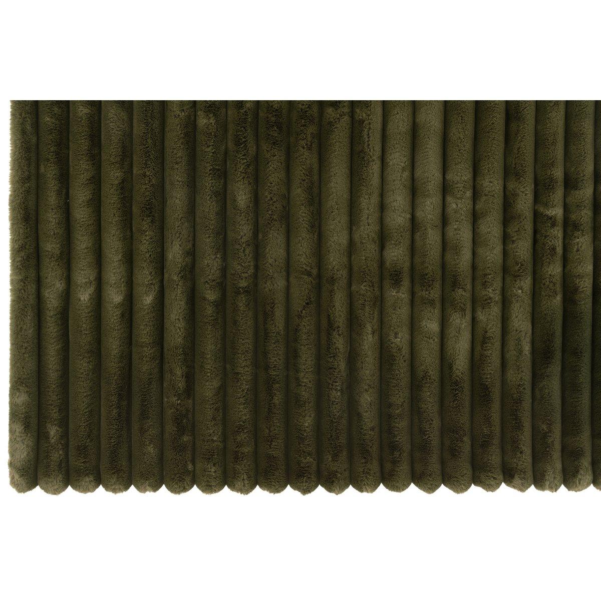 Decke Plaid Large Cord Polyester Couchdecke Dunkelgrün